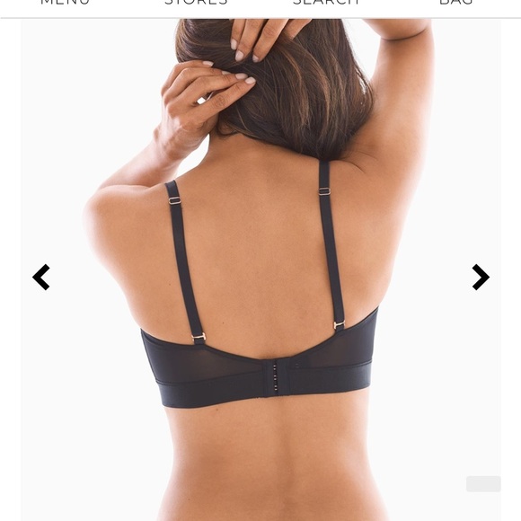 Lace Bralette in Black - Picture 2 of 7